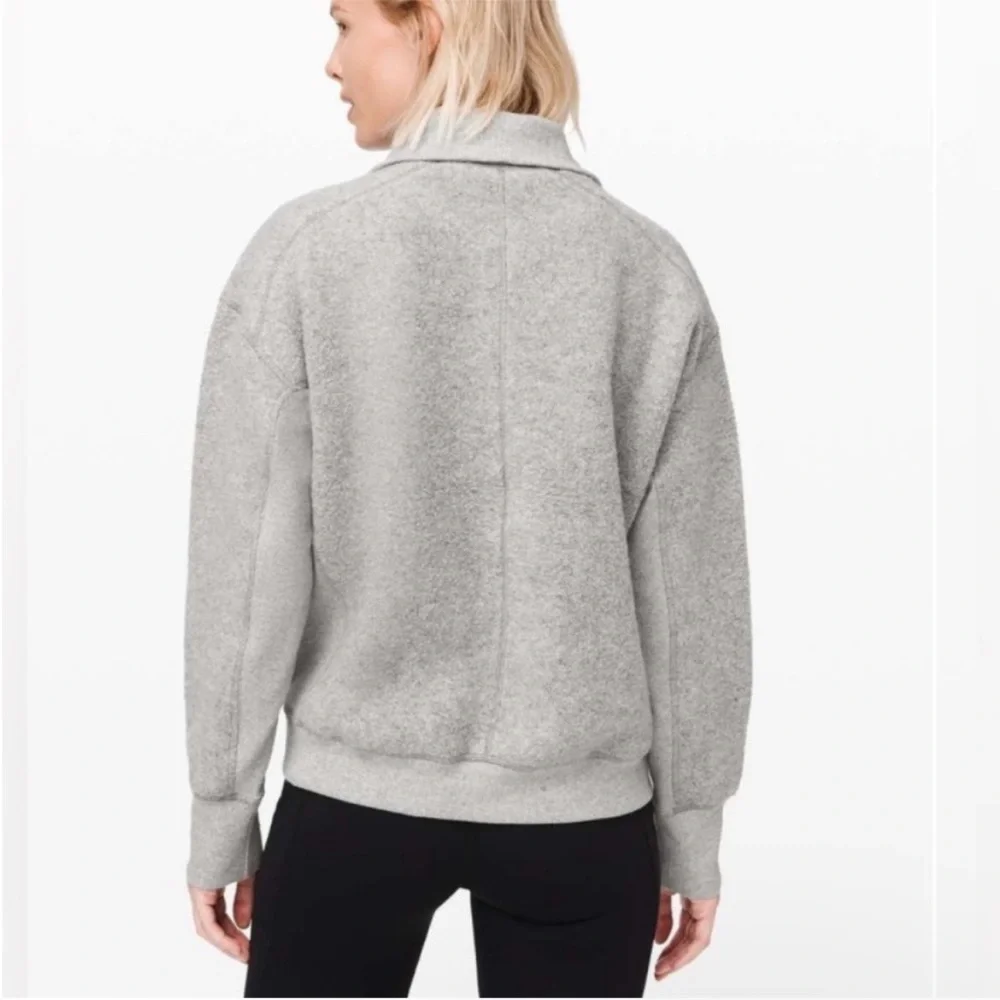 ⭐️❤️Lululemon athletica Gray Half-Zip Pullover - Picture 2 of 13
